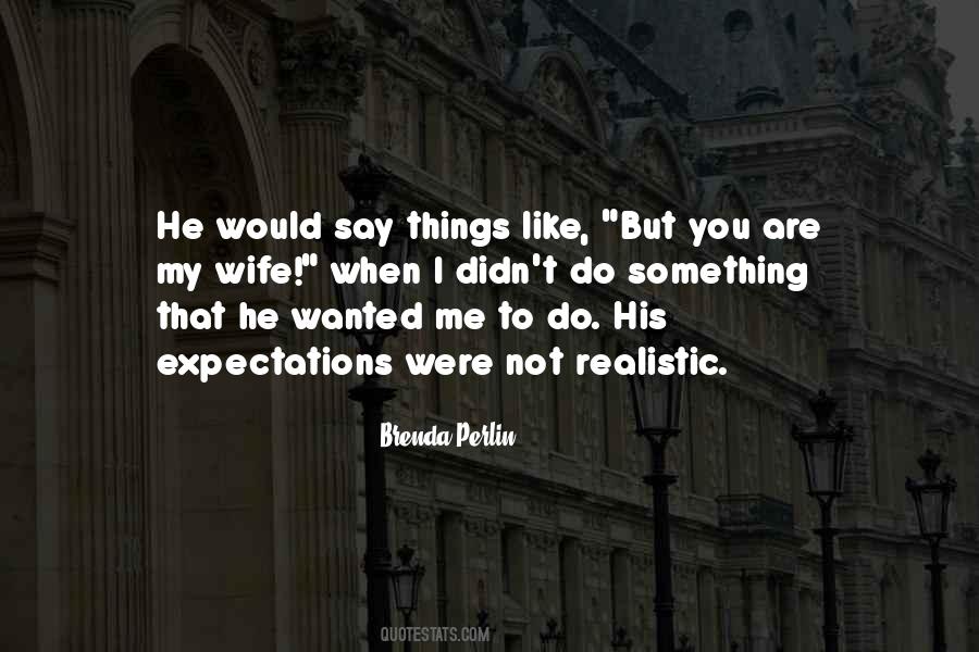 Brenda Perlin Quotes #1155074