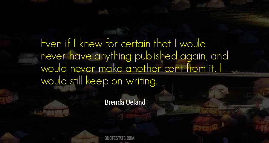 Brenda Ueland Quotes #1117354