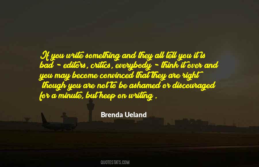Brenda Ueland Quotes #1512790
