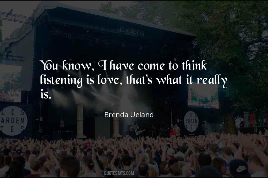 Brenda Ueland Quotes #383517
