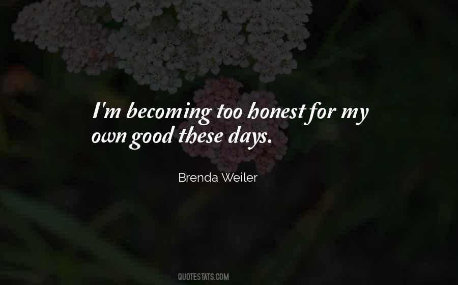 Brenda Weiler Quotes #1007597 Brenda Weiler Quotes #1007597