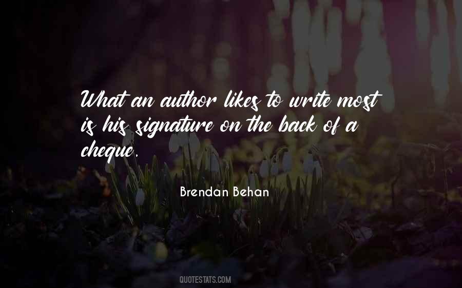 Brendan Behan Quotes #1369006