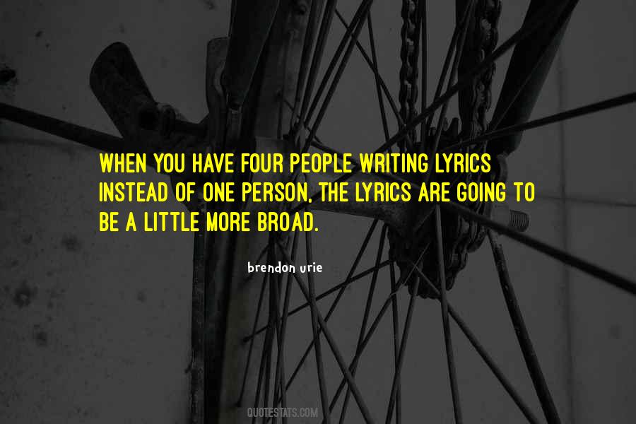 Brendon Urie Quotes #372670
