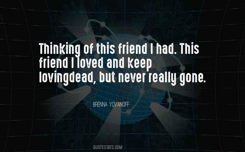 Brenna Yovanoff Quotes #1219144