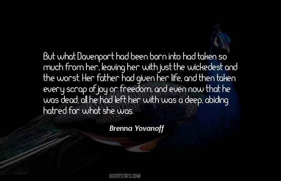 Brenna Yovanoff Quotes #125602