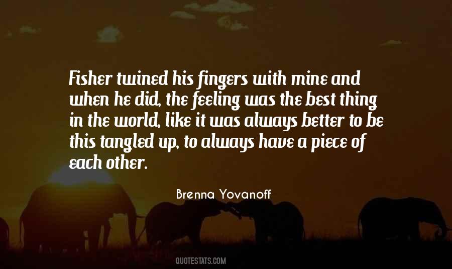 Brenna Yovanoff Quotes #1261226