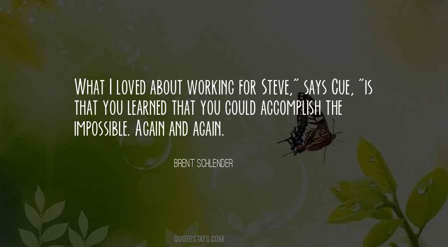 Brent Schlender Quotes #763925