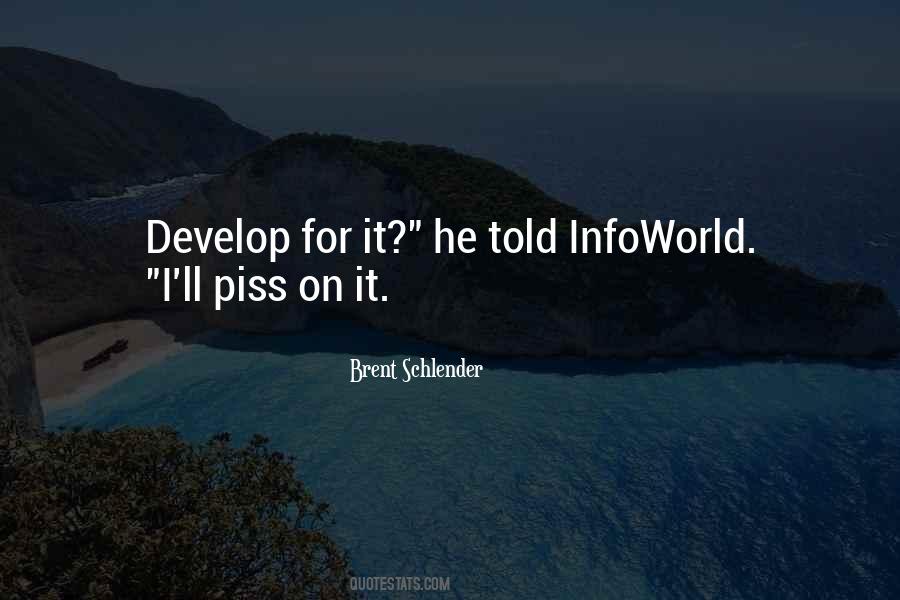 Brent Schlender Quotes #830811