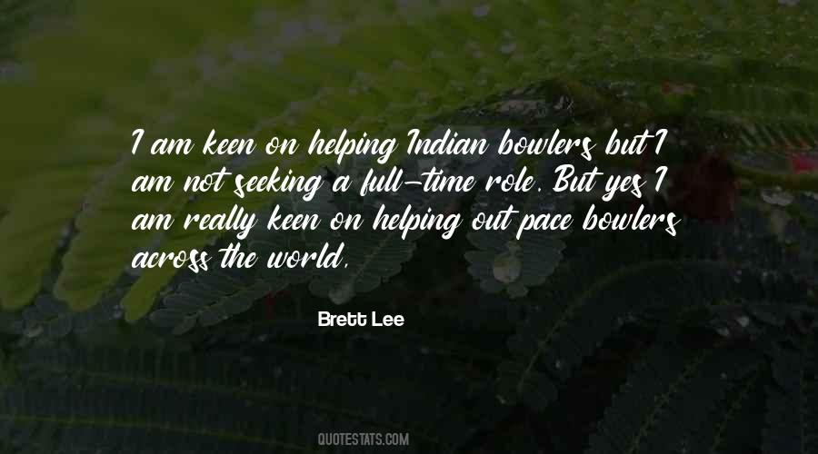 Brett Lee Quotes #61336