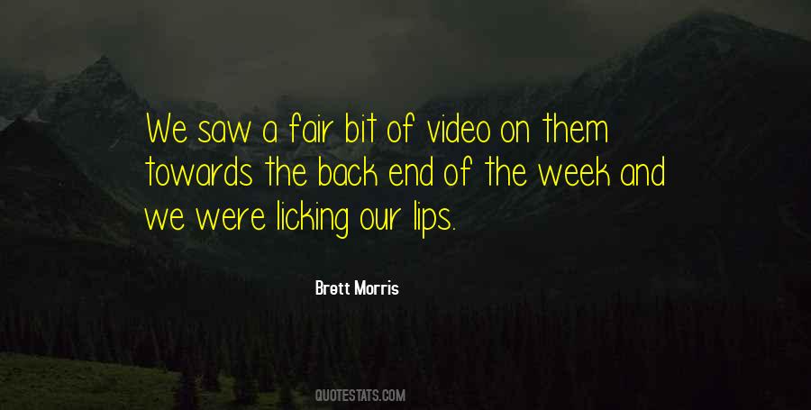 Brett Morris Quotes #384039