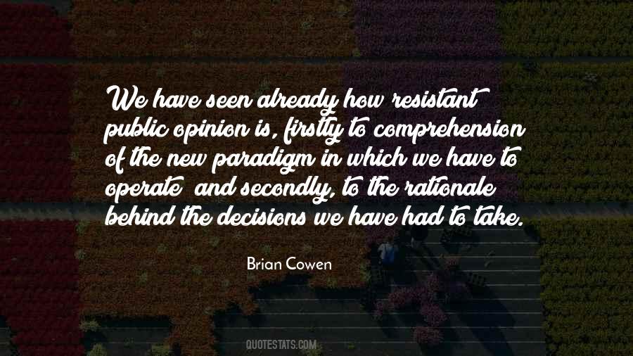 Brian Cowen Quotes #782831