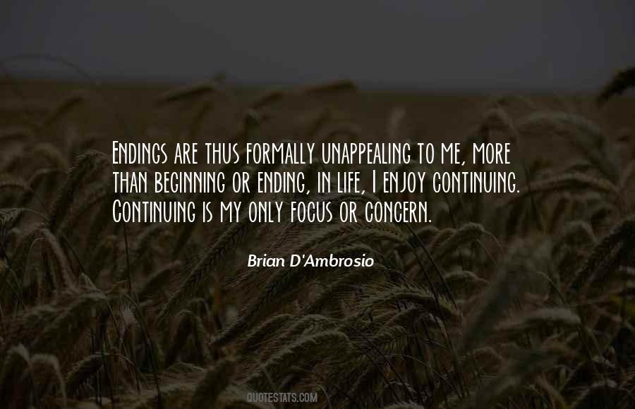 Brian D'Ambrosio Quotes #1543647