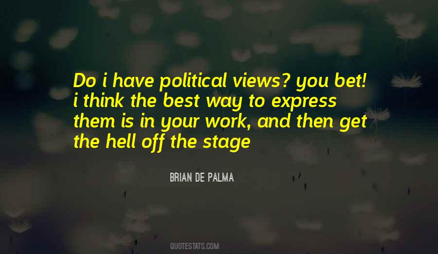 Brian De Palma Quotes #1734624