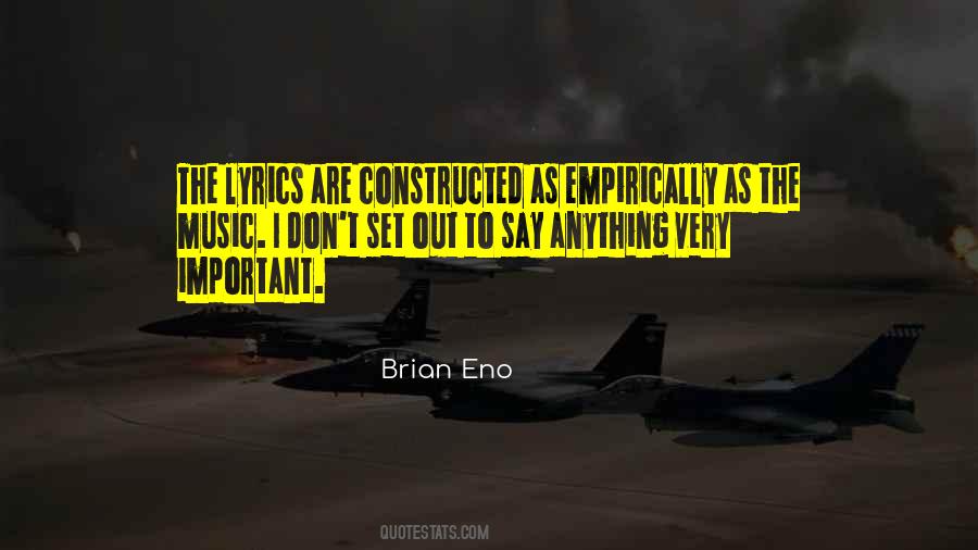 Brian Eno Quotes #273753