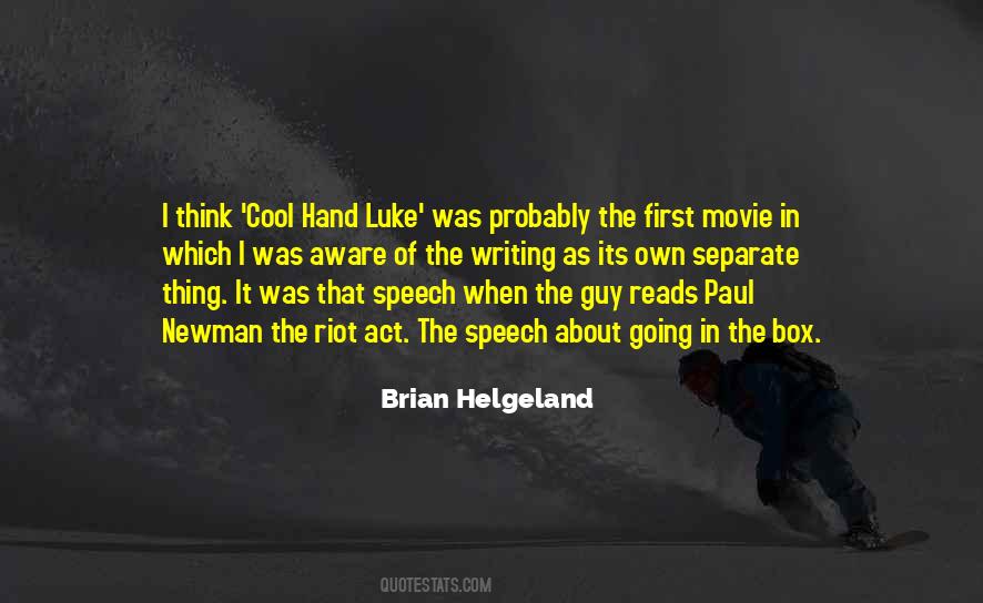 Brian Helgeland Quotes #21296