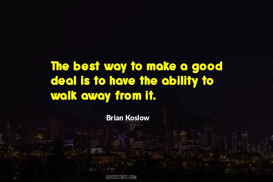 Brian Koslow Quotes #1852056