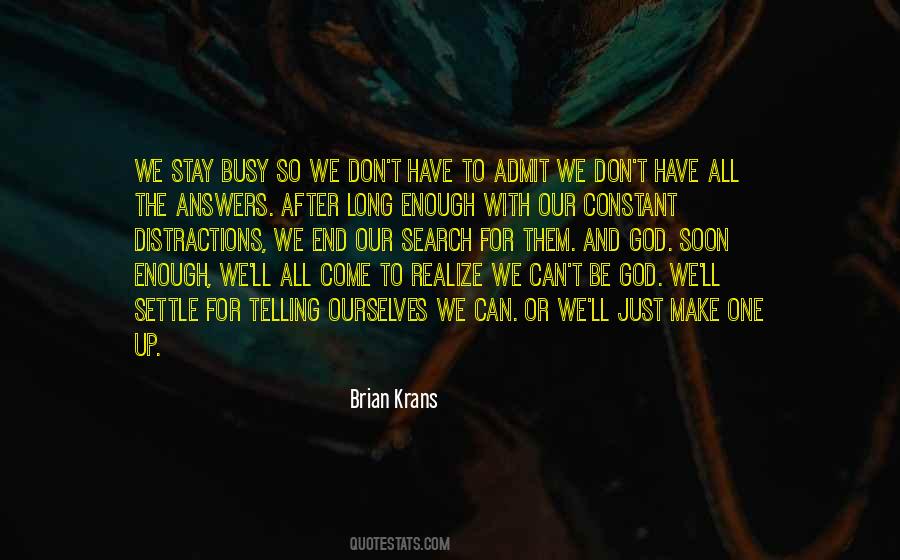 Brian Krans Quotes #1183090