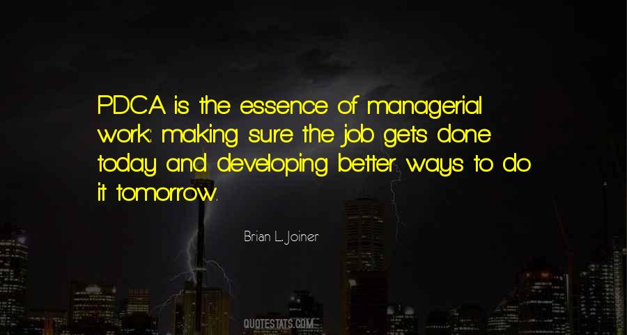 Brian L. Joiner Quotes #158434