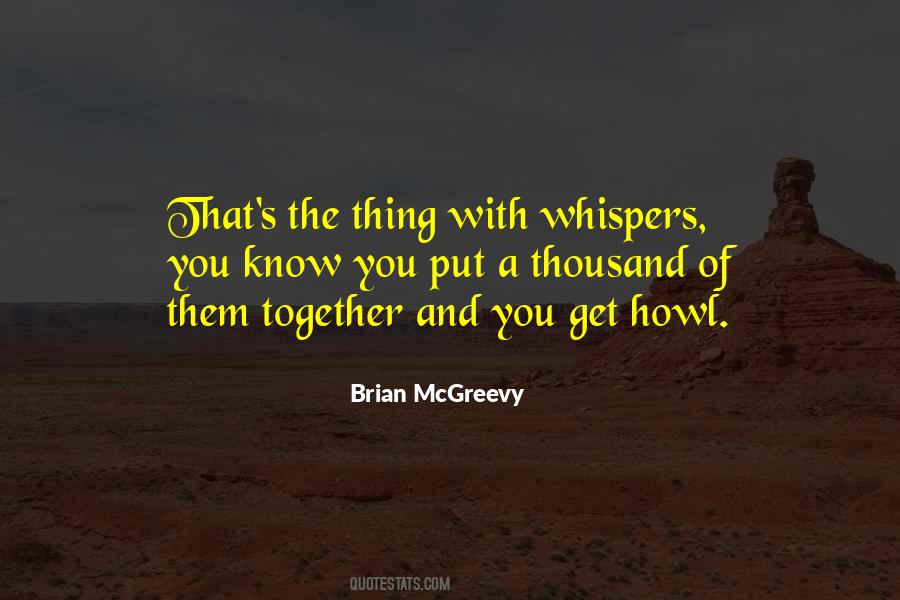 Brian McGreevy Quotes #1268323