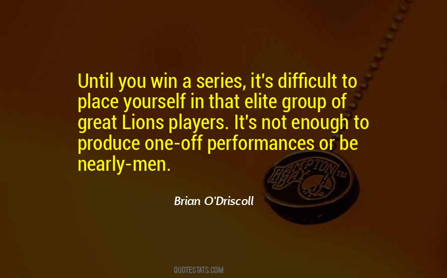 Brian O'Driscoll Quotes #1778356
