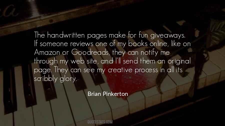 Brian Pinkerton Quotes #617221