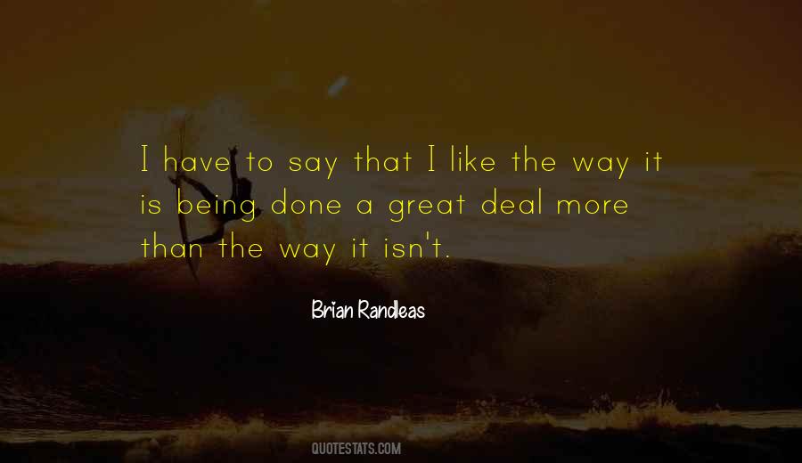 Brian Randleas Quotes #206760