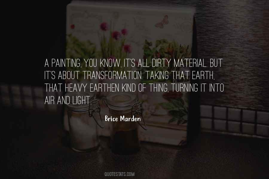 Brice Marden Quotes #256672