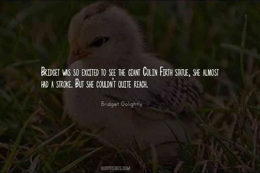 Bridget Golightly Quotes #314075