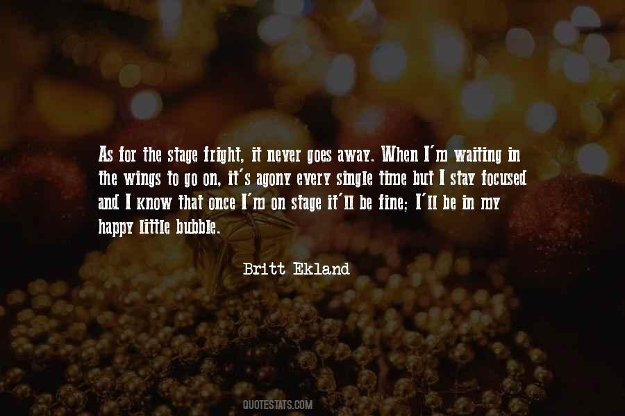 Britt Ekland Quotes #1653705