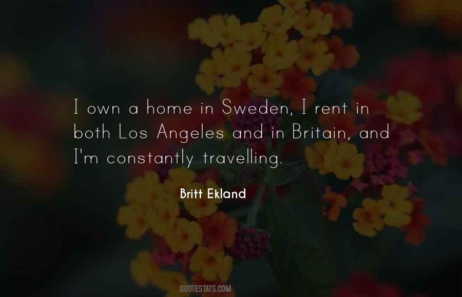 Britt Ekland Quotes #340505