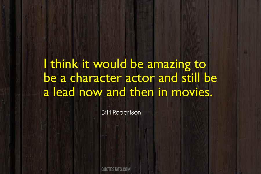 Britt Robertson Quotes #789684