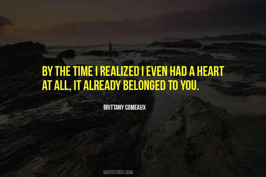 Brittany Comeaux Quotes #292264