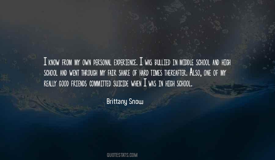 Brittany Snow Quotes #755649