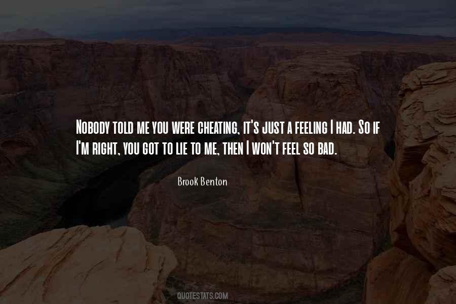 Brook Benton Quotes #1310097