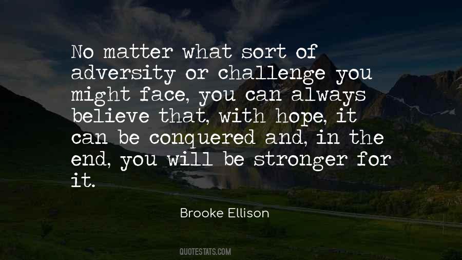 Brooke Ellison Quotes #578600