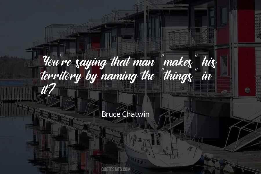 Bruce Chatwin Quotes #582609