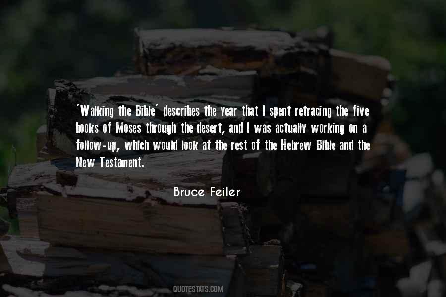 Bruce Feiler Quotes #23517