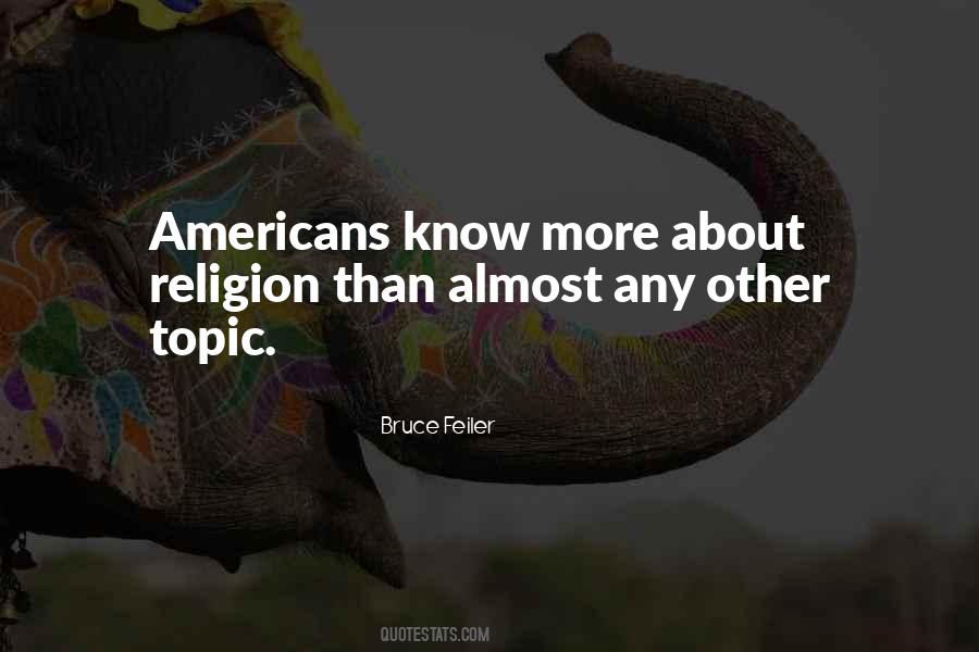 Bruce Feiler Quotes #277111