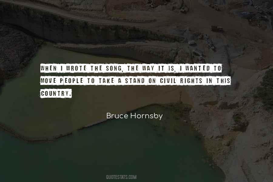 Bruce Hornsby Quotes #1455895