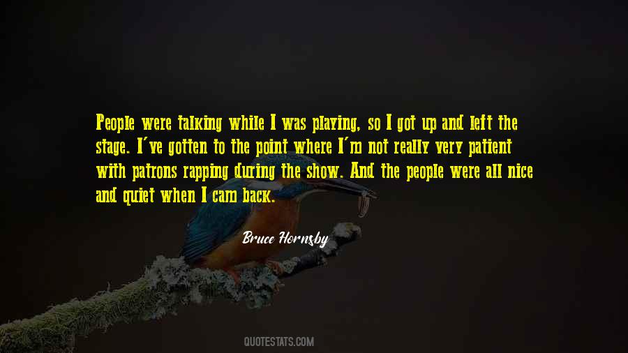 Bruce Hornsby Quotes #807066