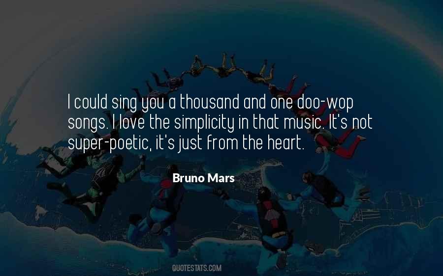 Bruno Mars Quotes #185822