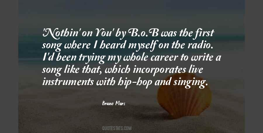 Bruno Mars Quotes #471232