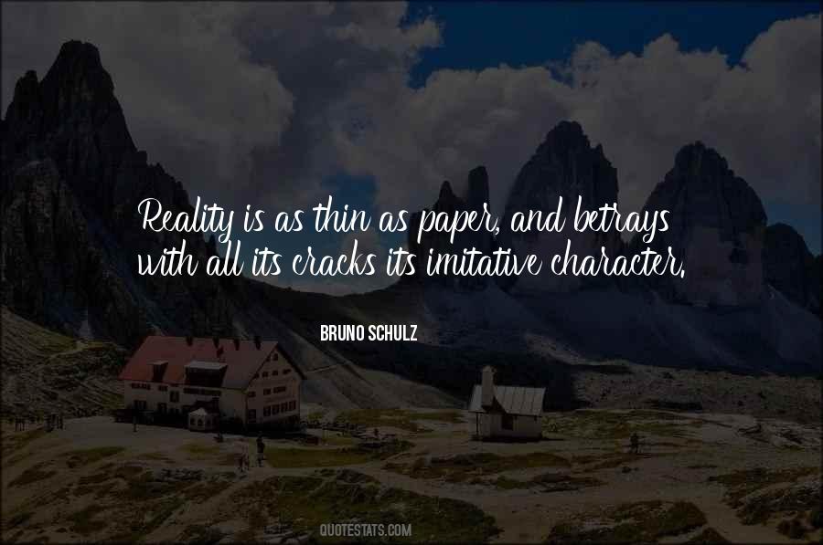 Bruno Schulz Quotes #930908