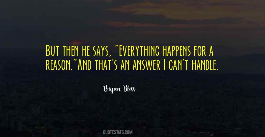Bryan Bliss Quotes #1723148