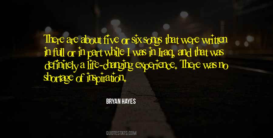 Bryan Hayes Quotes #318295