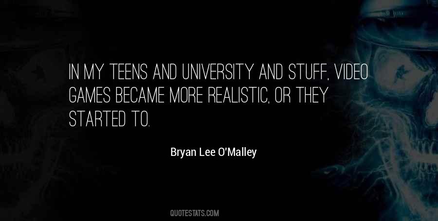 Bryan Lee O'Malley Quotes #49760