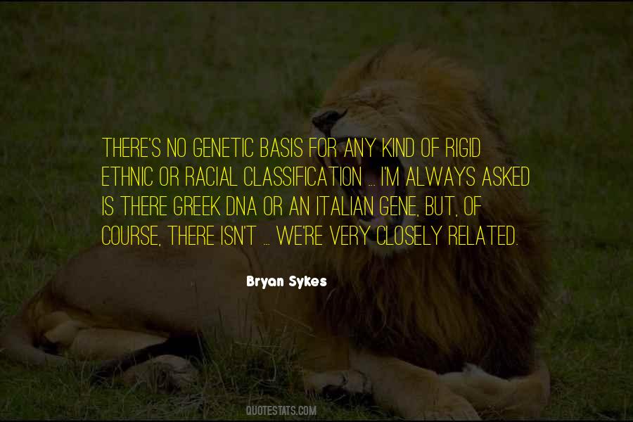 Bryan Sykes Quotes #1739697