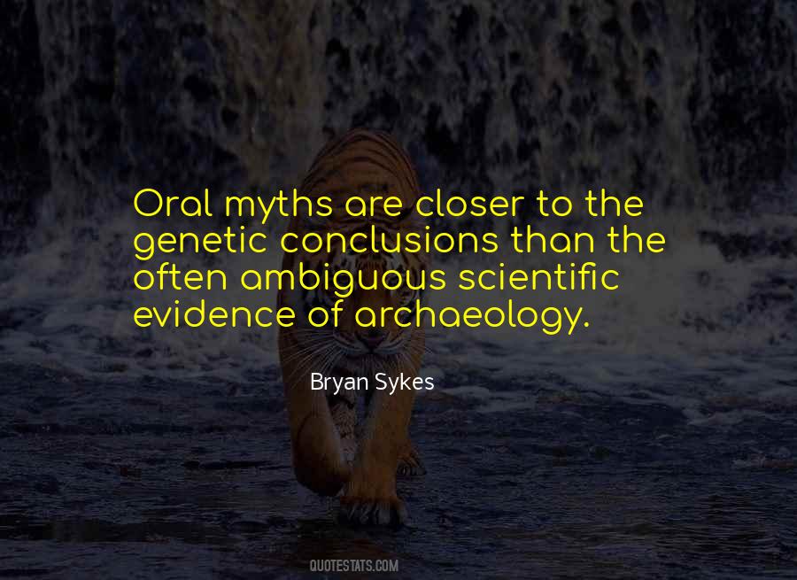 Bryan Sykes Quotes #824329