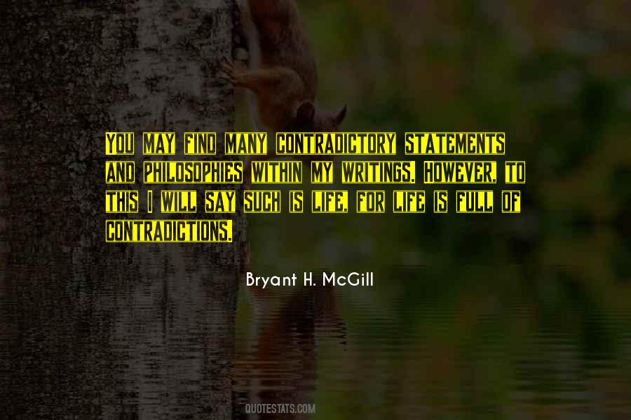 Bryant H. McGill Quotes #1160815