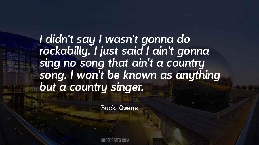 Buck Owens Quotes #993035